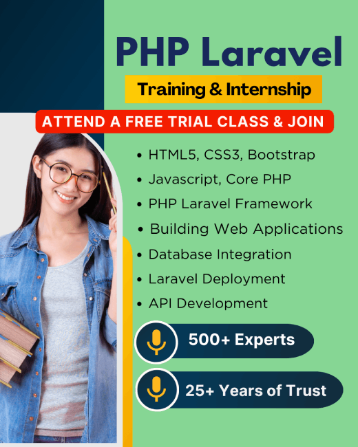 Php Laravel Training in Dubai