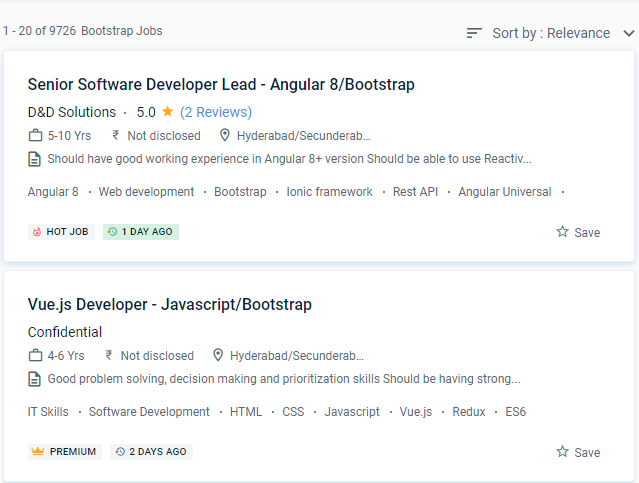 Bootstrap internship jobs in Dubai