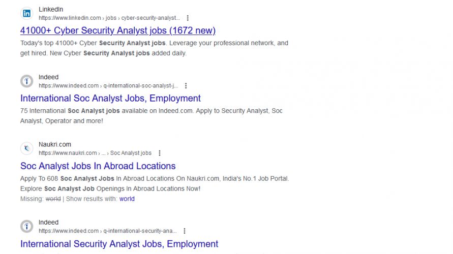 SOC Analyst internship jobs in Fujairah