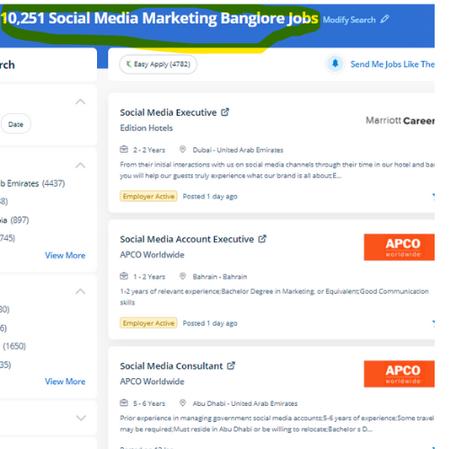 Social Media Marketing internship jobs in Dubai