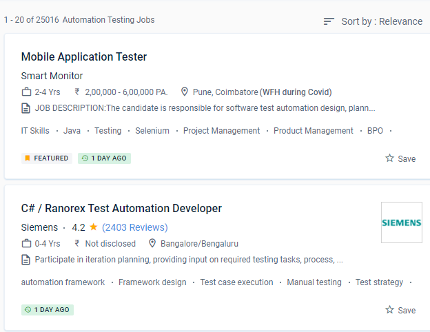 Software Testing (Automation) internship jobs in Al Ain