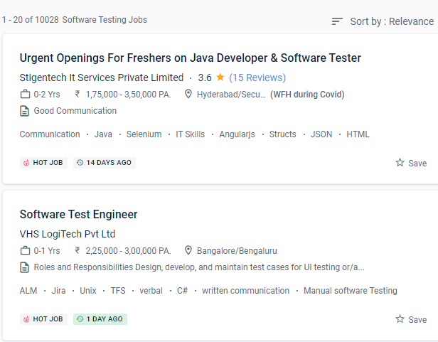 Software Testing internship jobs in Dubai