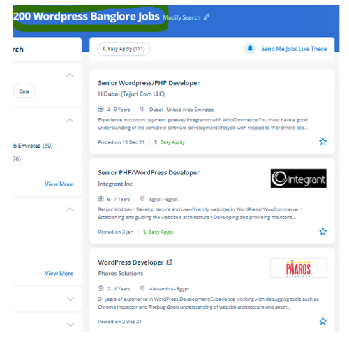Wordpress internship jobs in Abu Dhabi